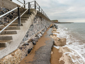 Photo of seawall with stairs