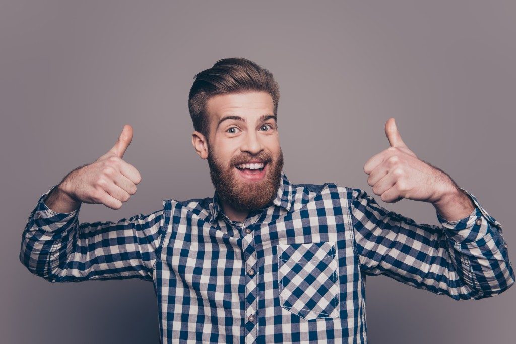 man with nice face