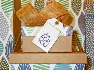 personalized packaging with just for you note