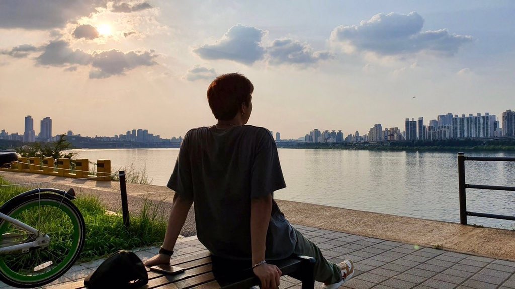 man relaxing